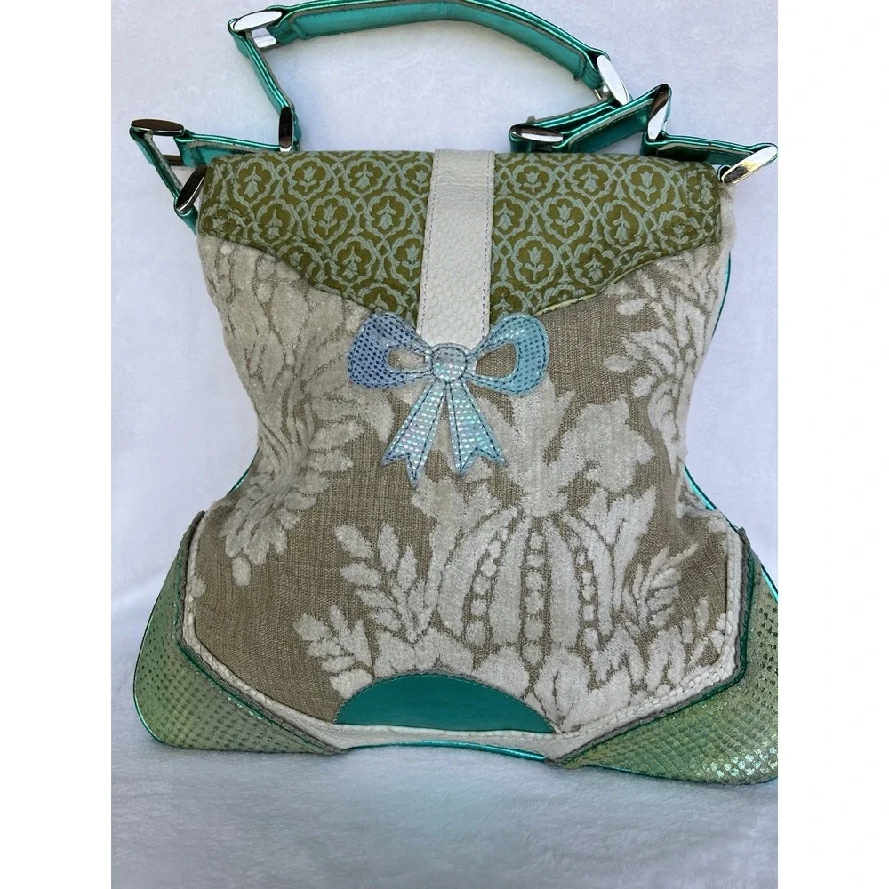Spencer & Rutherford Vintage Mixed Media Eclectic Purse Bag